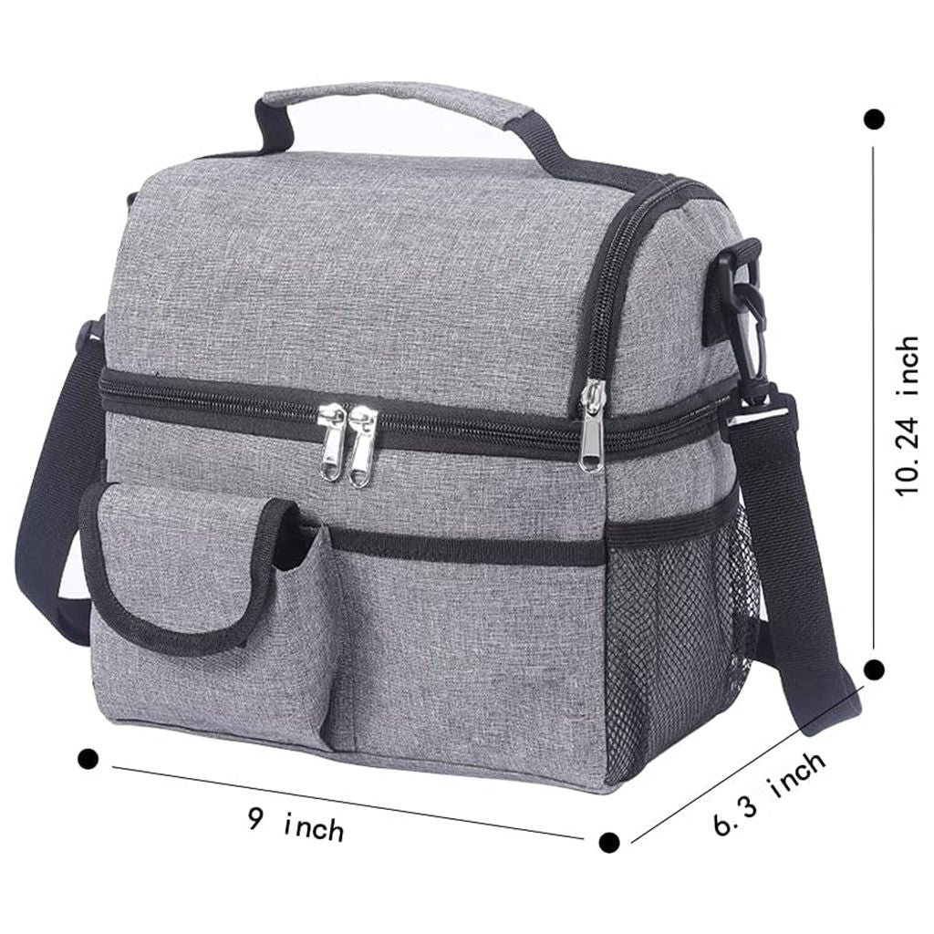 Lonchera térmica impermeable de gran capacidad