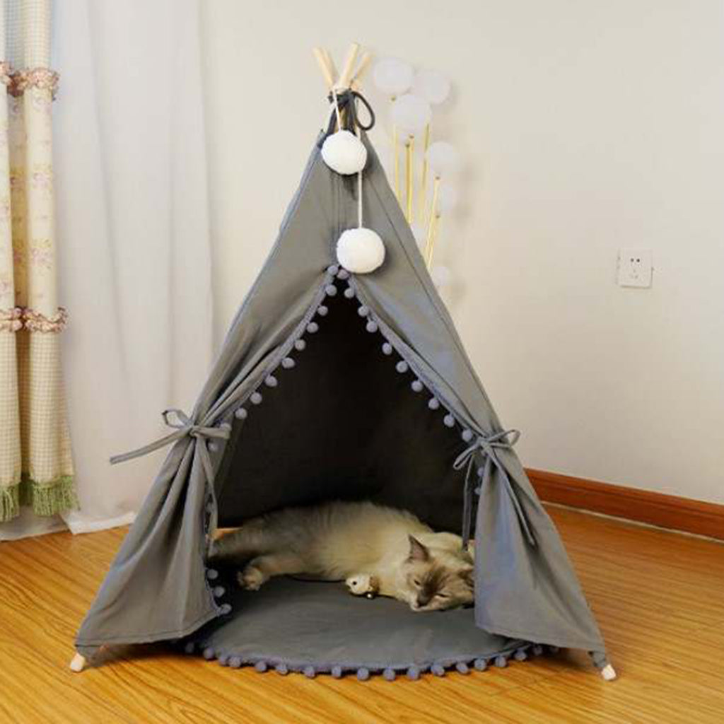 Tienda de Lona con Cojín para Mascotas