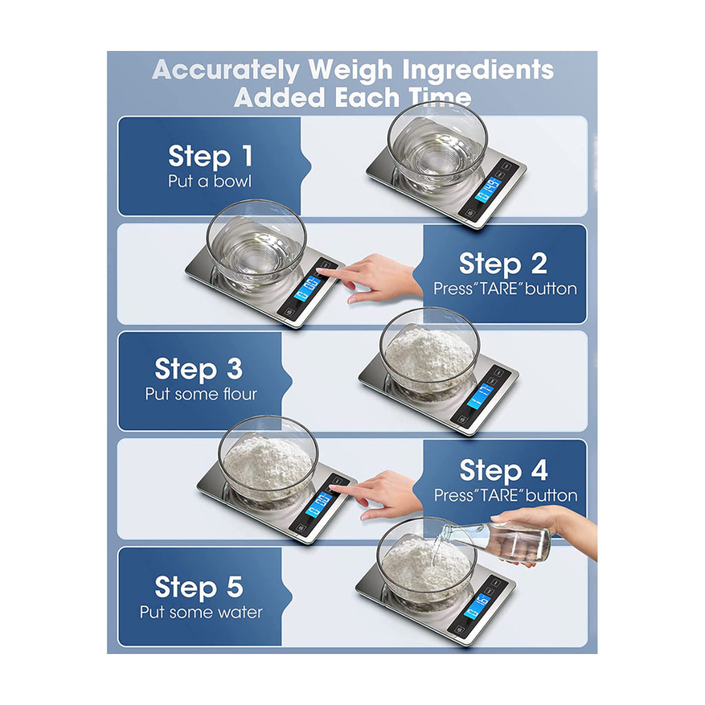 Báscula Digital de Cocina 10 Kg