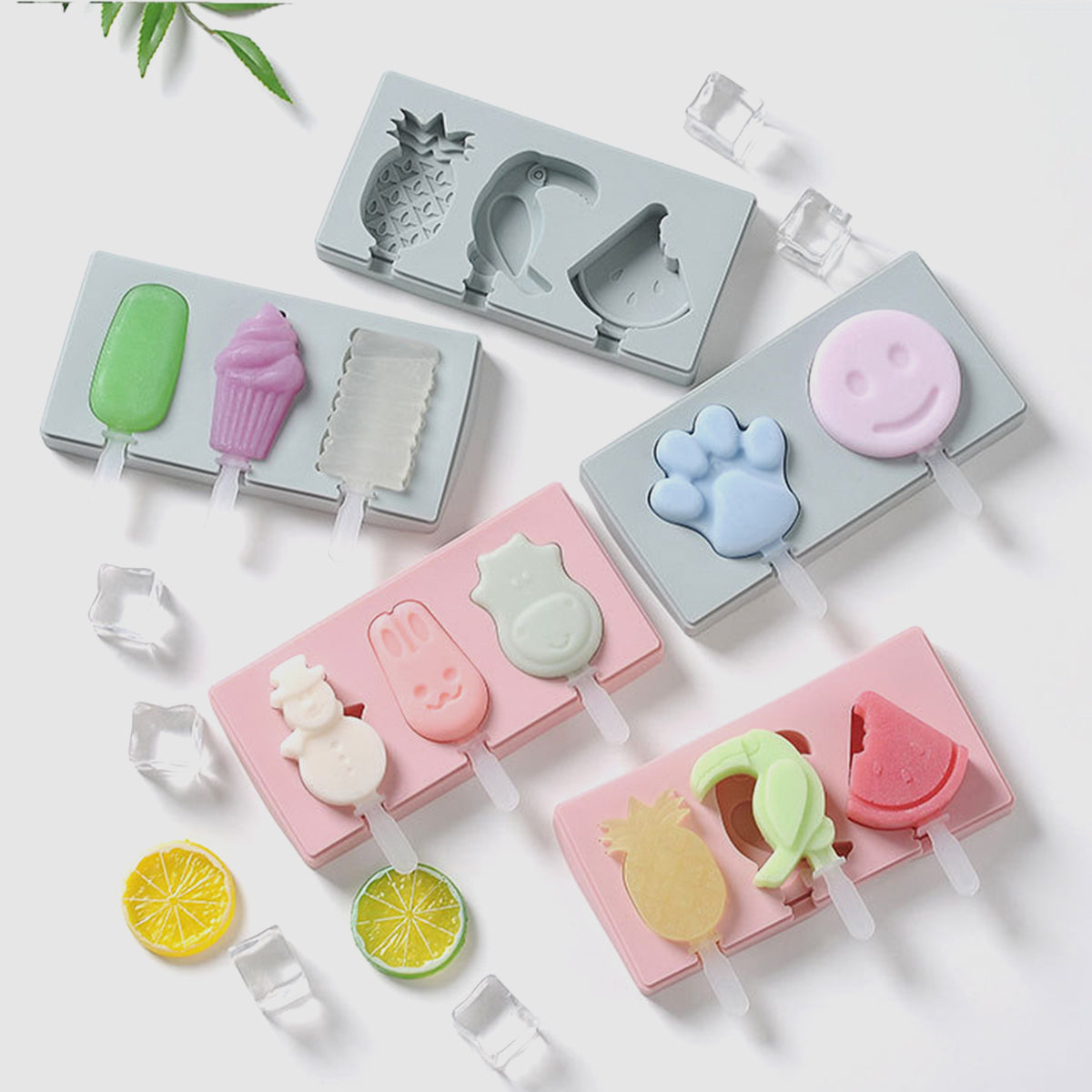 Moldes de SIlicón para Helado