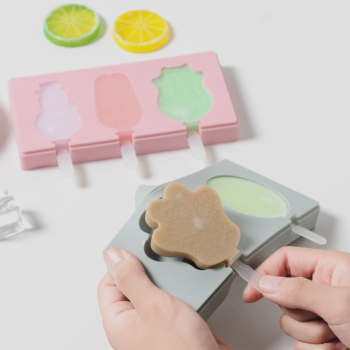 Moldes de SIlicón para Helado