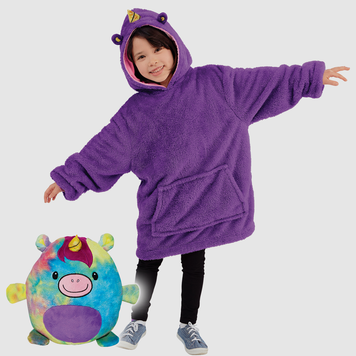 Sudadera con Capucha Convertible