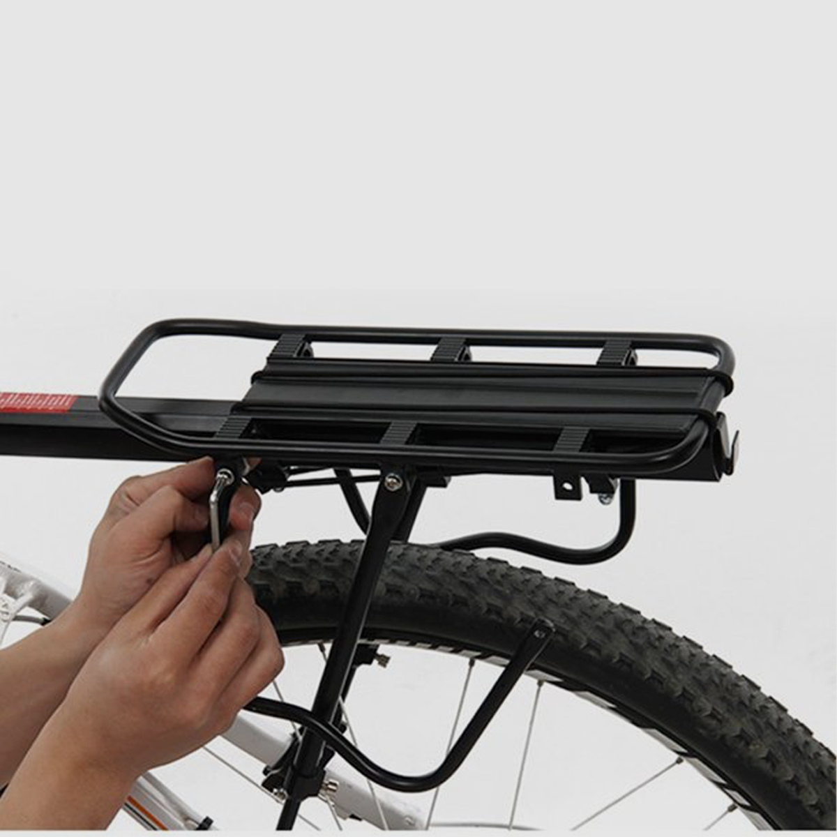 Soporte de silla de bici trasero