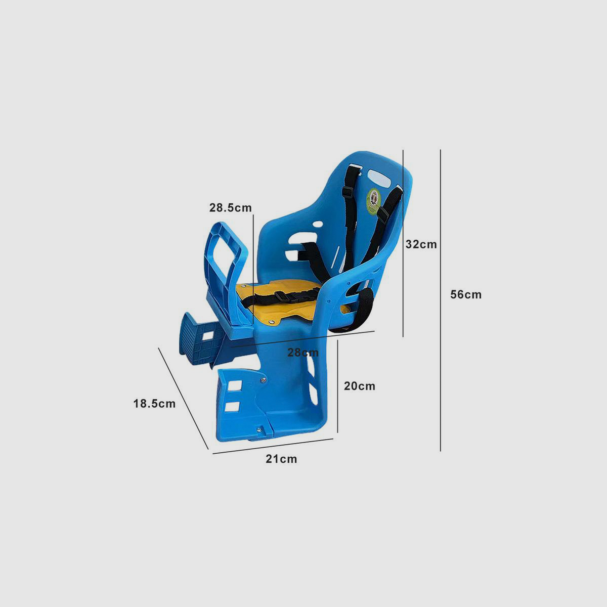 Asiento de bici trasero