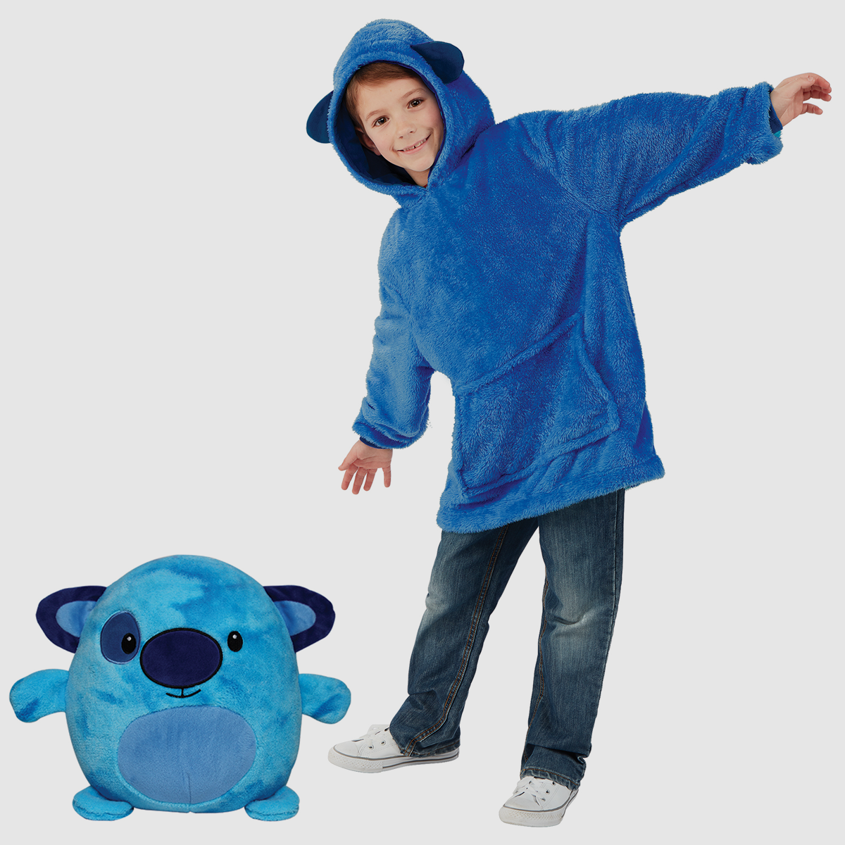 Sudadera con Capucha Convertible