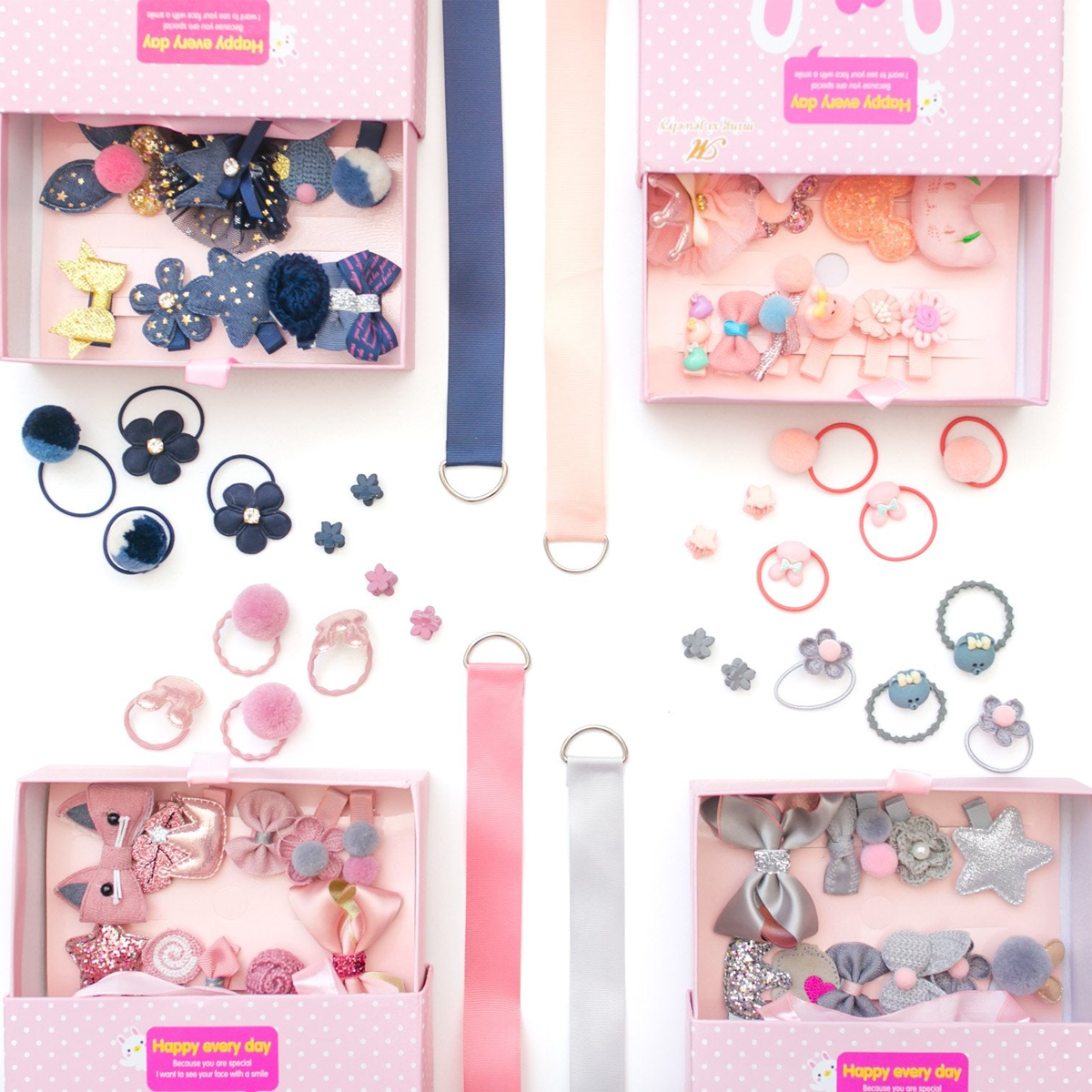 Set para cabello de niñas