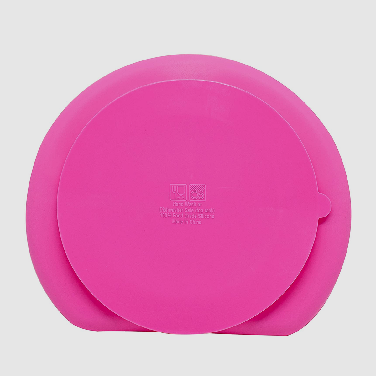 Platos adherentes de silicón con tapa