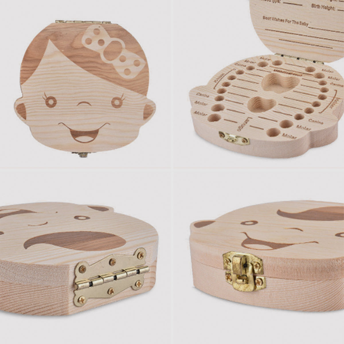 Caja organizadora recuerdo para dientes leche
