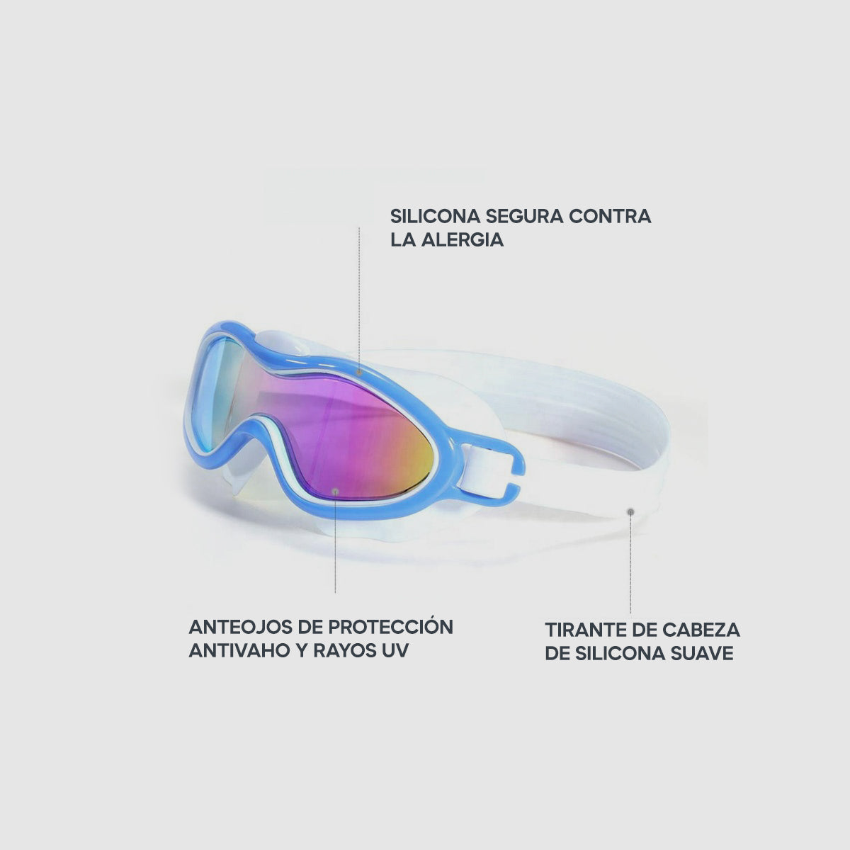 Anteojos de piscina