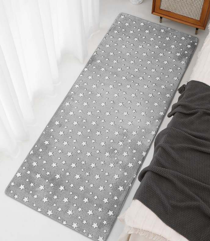 Alfombra que brilla en la oscuridad