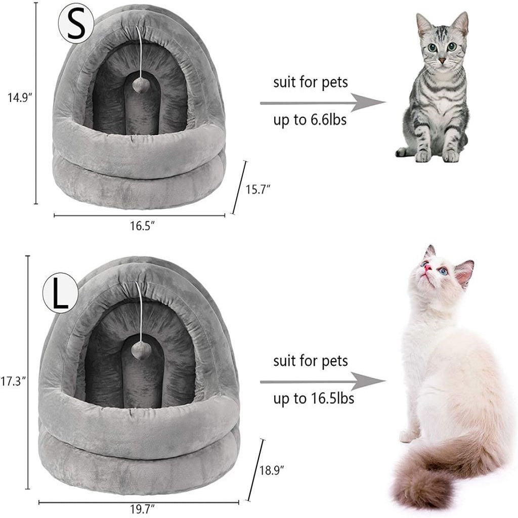 Cama para mascotas pequeñas con fondo antideslizante