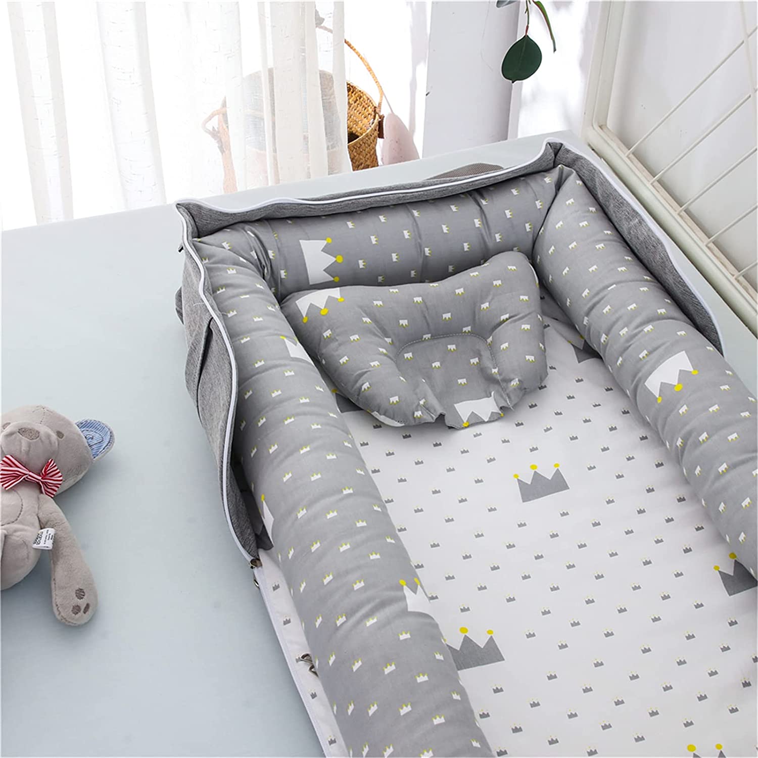Cama Portátil con Almohada