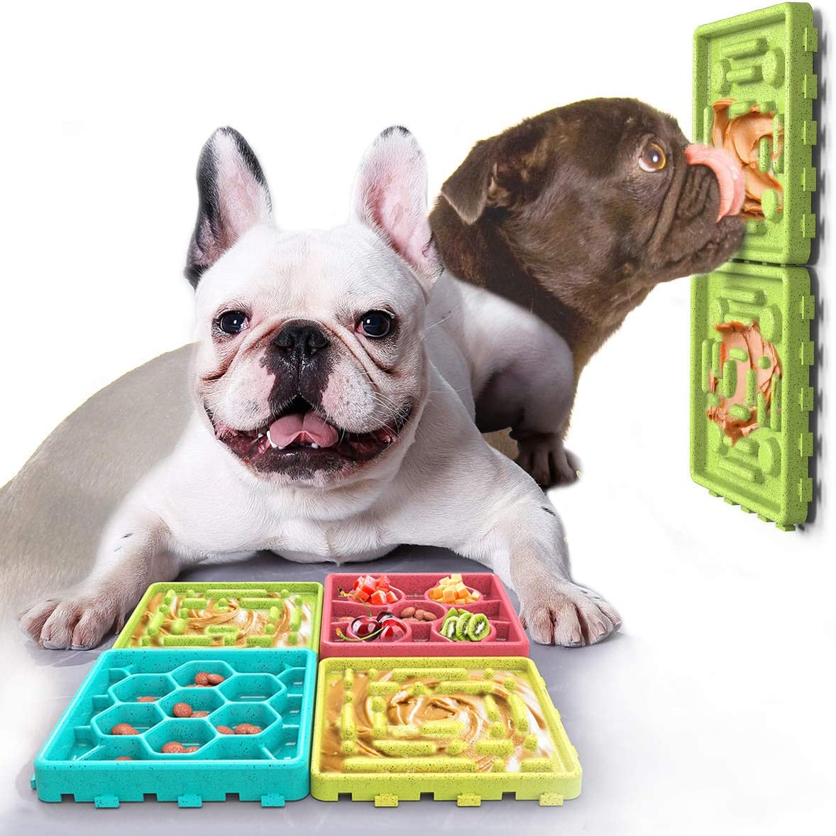 Comedero lento para alimentos, entrenamiento interactivo para perros