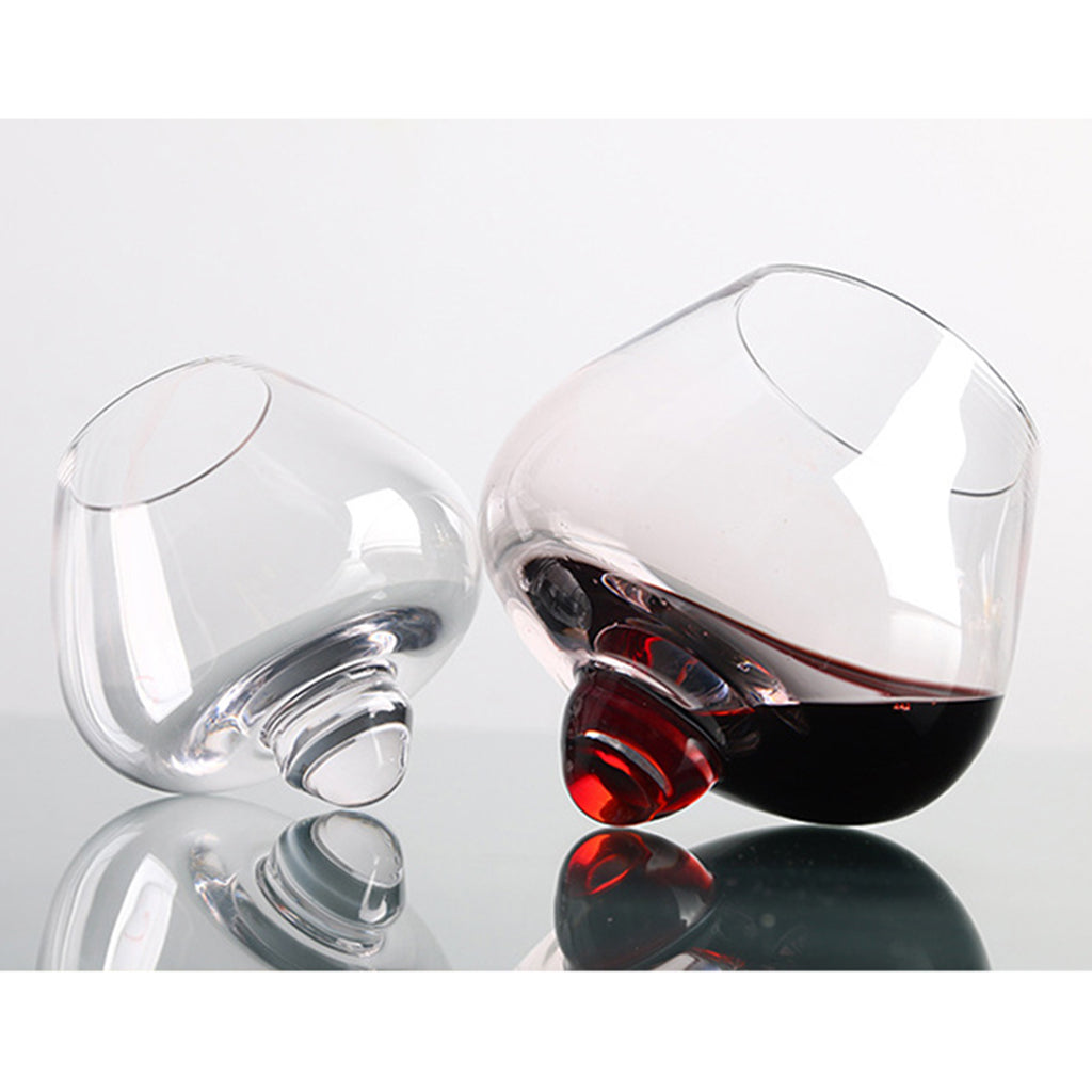 Copas de Cristal de Vaso Giratorio