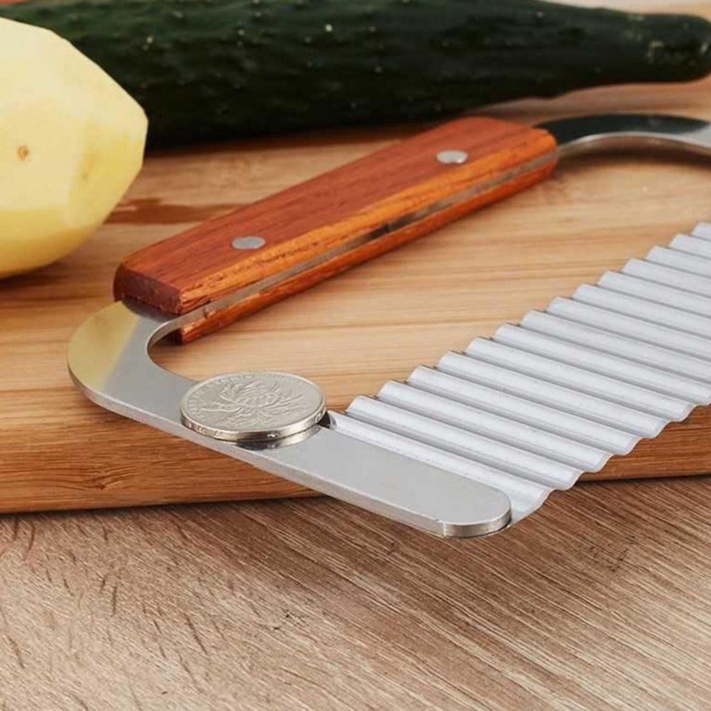Herramienta de Corte Ondulada para Frutas y Verduras