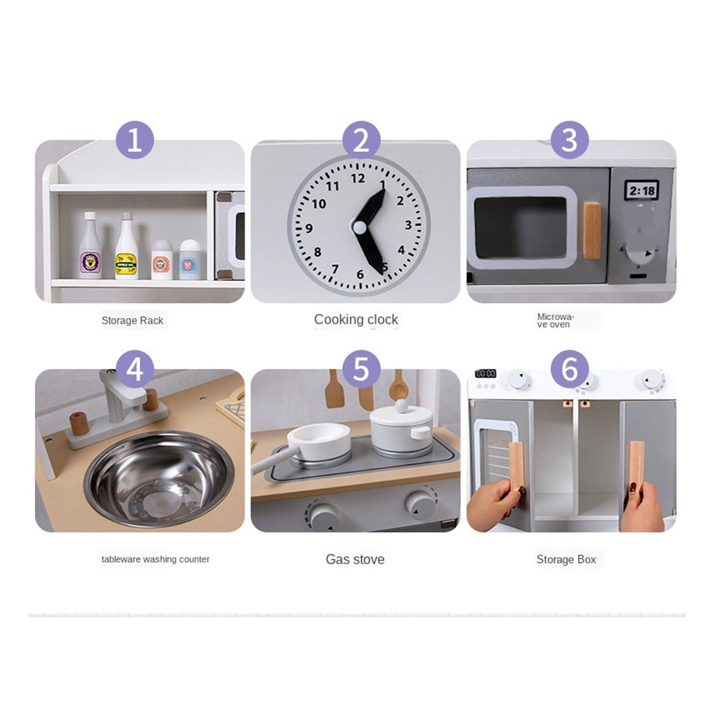 Cocina de Madera Blanca