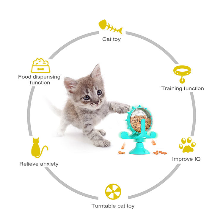 Juguete Interactivo para Gatos con Fugas de Comida