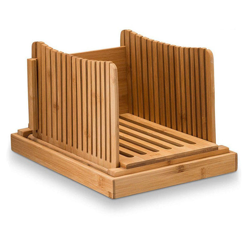 Rebanadora de pan Manual  plegable de bambú