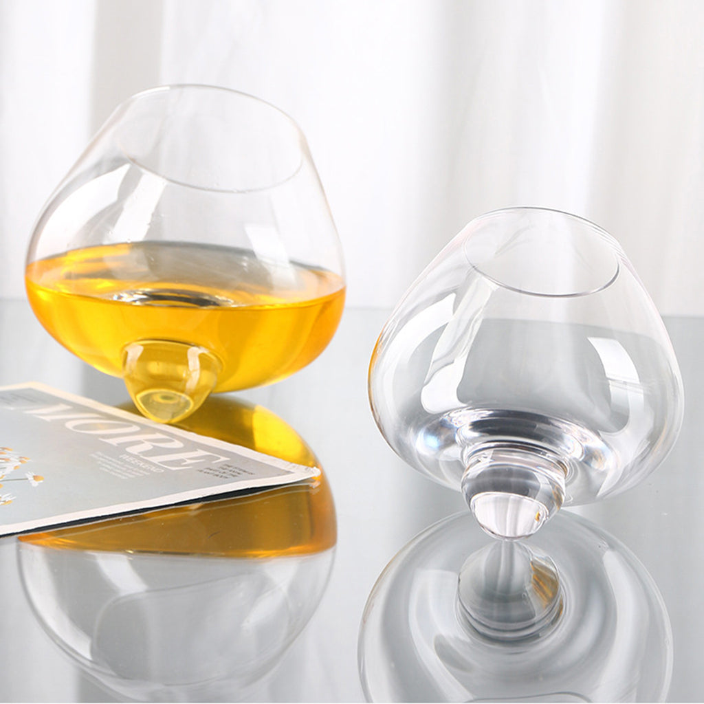 Copas de Cristal de Vaso Giratorio
