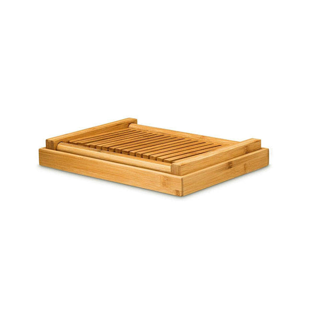 Rebanadora de pan Manual  plegable de bambú