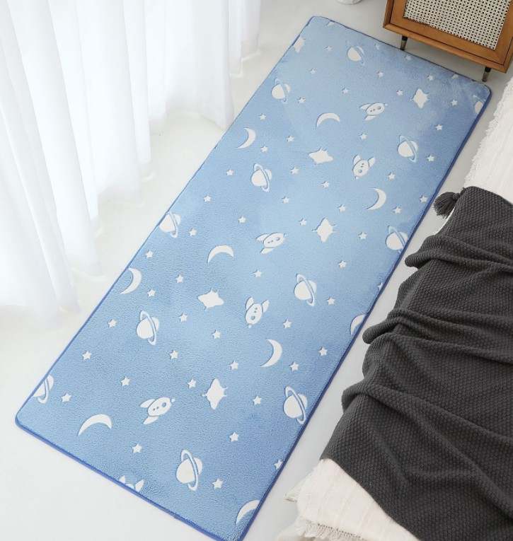 Alfombra que brilla en la oscuridad